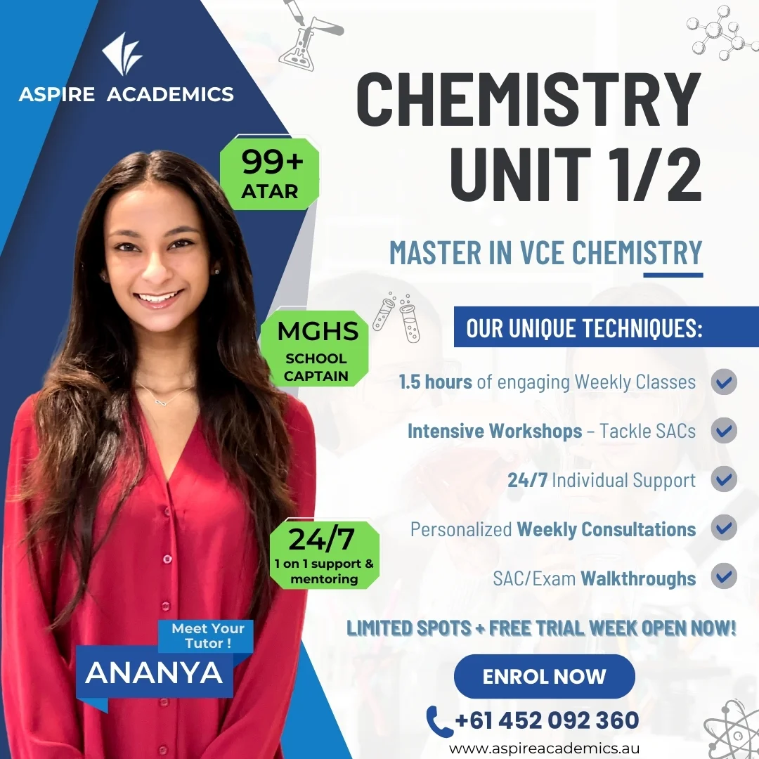 Ananya - Chemistry Tutor
